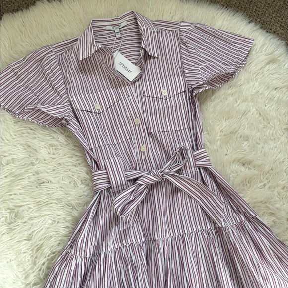 10 Crosby Derek Lam Dresses & Skirts - NWT Derek Lam PEI Striped Mini Shirtdress
